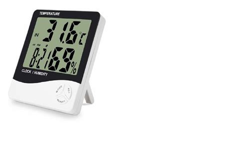 Termometer a vlhkomer pre kontrolu podmienok klíčenia