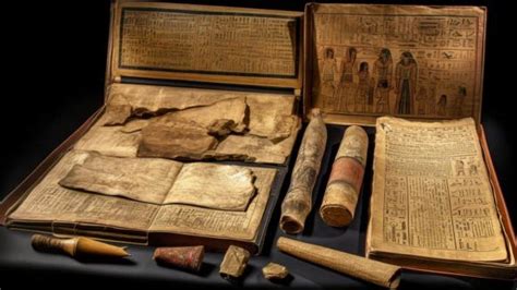 Staroveký papyrus zobrazujúci hirudoterapiu