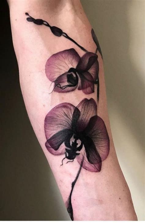 Japonské tetovanie orchidea