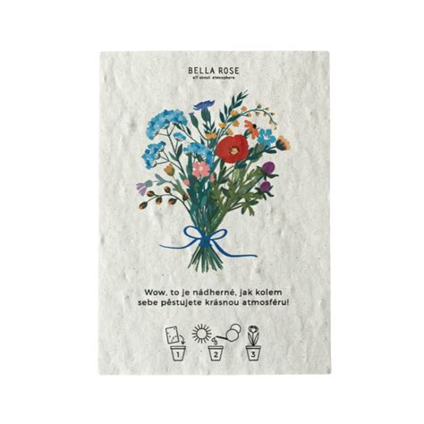 Rastúci papier so semienkami