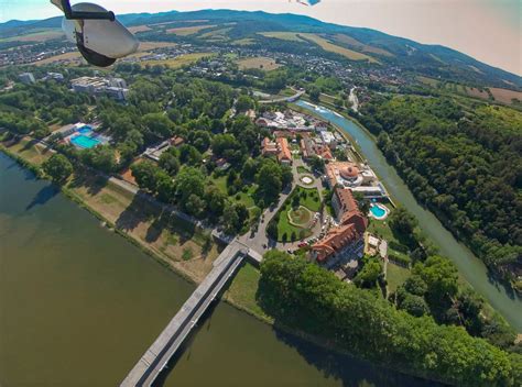 Mapa Piešťan s vyznačenými kúpeľmi a Kúpeľným ostrovom