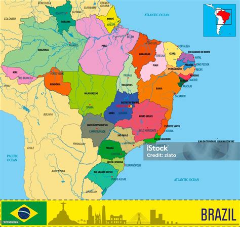Infografika klimatických pásiem Brazílie