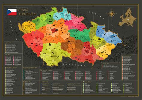 Mapa doručovacích oblastí v Českej a Slovenskej republike