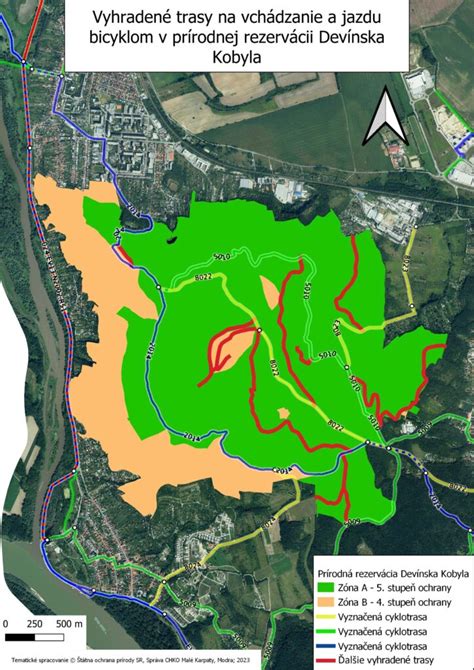 Mapa Devínskej Kobyly