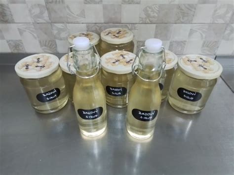 Proces prípravy bazového sirupu