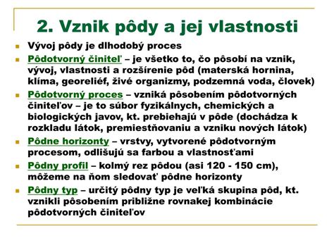 Pôdny profil pre sedmokrásky