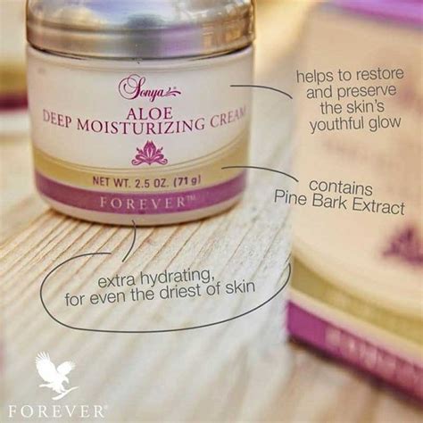 Zloženie Forever Sonya Aloe Deep Moisturizing Cream