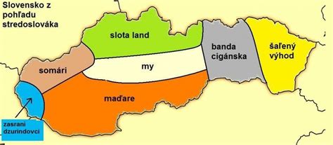 Mapa vinárskych oblastí Slovenska