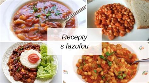 Rôzne jedlá zo strakatej fazule