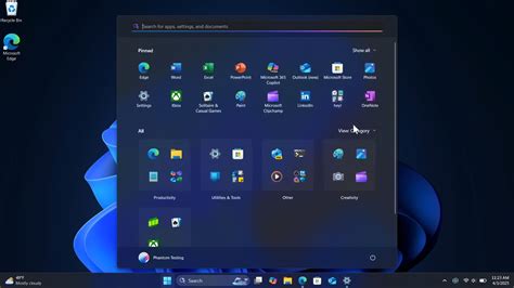 Menu prispôsobenia vo Windows 10