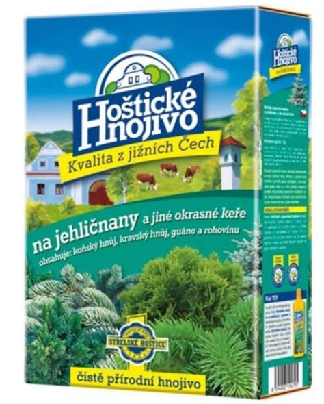 Organické hnojivo pre ihličnany