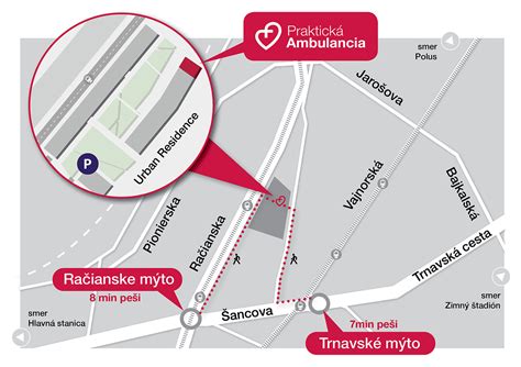 Mapa umiestnenia Kvetinárstva Fiorella v Martine