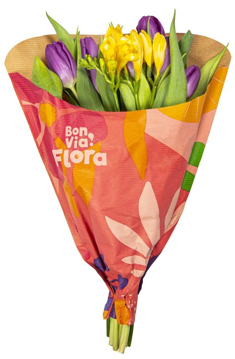 Logo Bon Via Flora a ukážka ekologického balenia