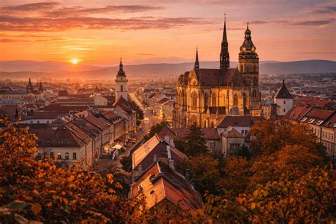 Panoramatický pohľad na historické centrum Košíc