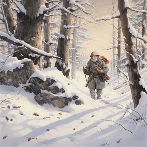 Ilustrácia kvitnúcej čemerice v snehu