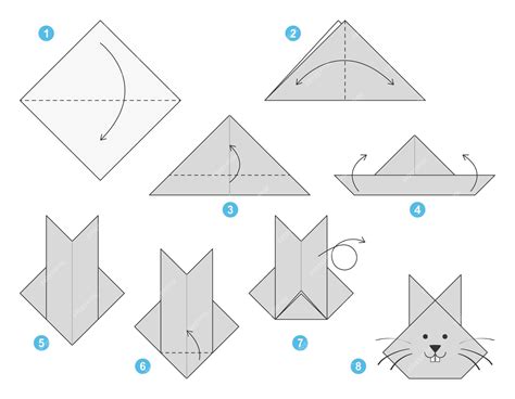 Postup skladania origami ruže