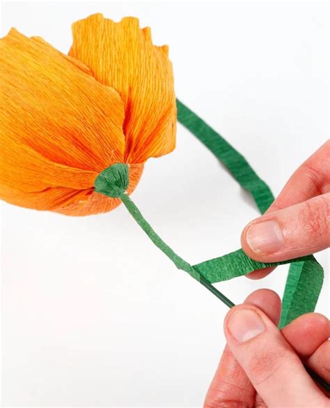 Výroba lupeňov z krepového papiera