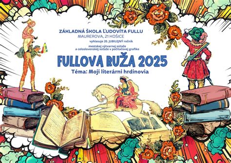 Logo súťaže Fullova ruža s motívmi Ľudovíta Fullu