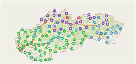 Mapa dopravnej dostupnosti Studený dolček
