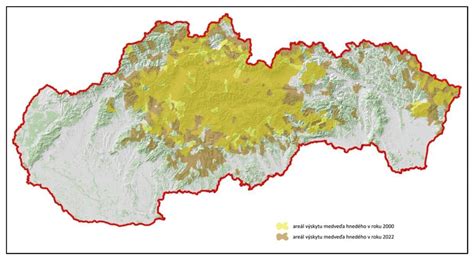 Mapa lesného fondu Slovenska
