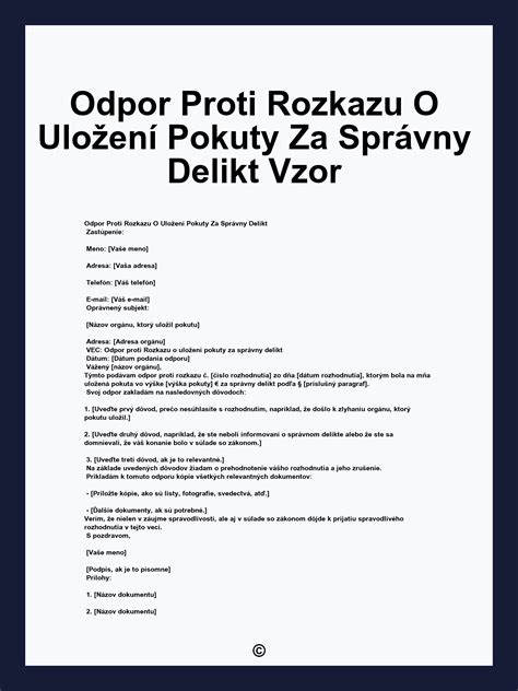 Pokuty za nedodržanie prevádzkového poriadku