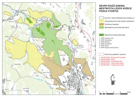 Mapa Prírodnej rezervácie Baba s vyznačenými miestami výskytu ponikleca slovenského