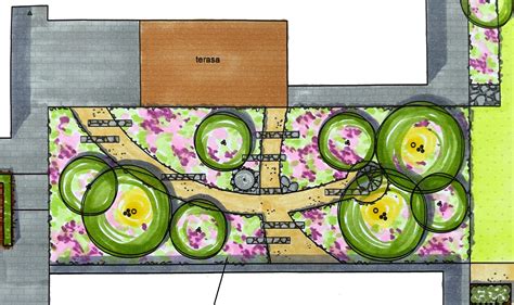 Návrh záhonu s japonskými veternicami a sprievodnými rastlinami
