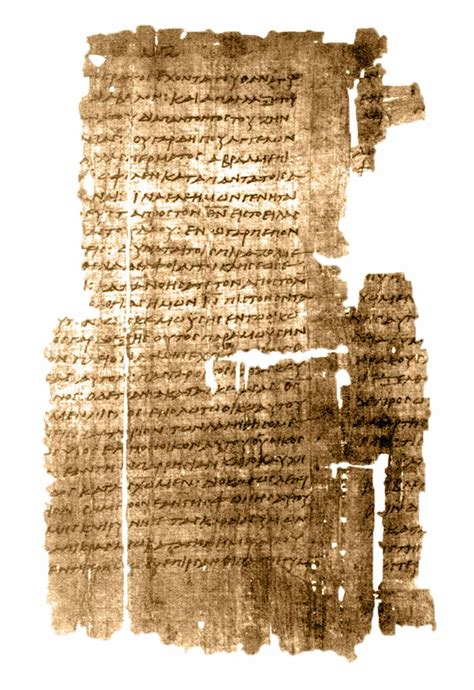 Staroveký papyrus s textom Septuaginty