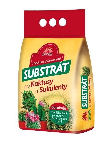 Príklad vhodného substrátu pre kaktusy a sukulenty