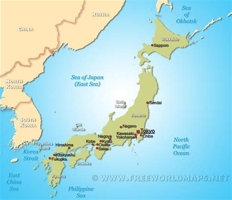 Mapa Japonska s predpokladanými dátumami kvitnutia sakúr pre jednotlivé regióny