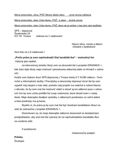 Vzor intímneho listu