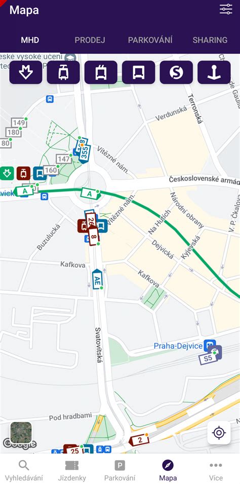 Mapa znázorňujúca polohu salónu v nákupnom centre v Prešove