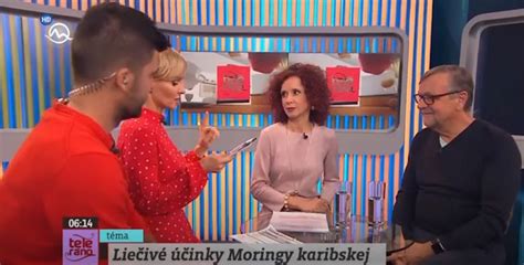 Silvia Pavúrová v relácii Teleráno