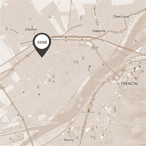 Mapa predajní Zuzka Rodinné Kvetinárstvo v Trenčíne