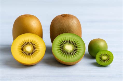 Rozdielne odrody kiwi