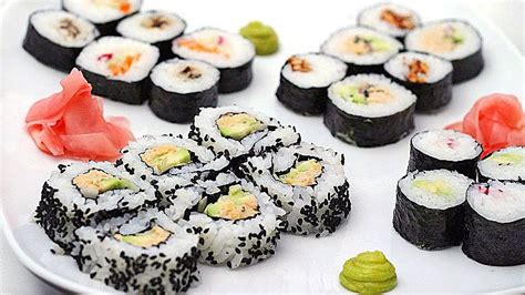 Sushi s tradičnou japonskou ryžou