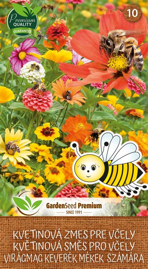 Včely opeľujúce lúčne kvety