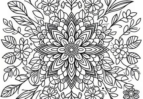 Mandala s lotosovými kvetmi symbolizujúca duchovnú cestu