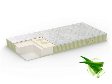 Detail látky poťahu na matrac s textúrou Aloe Vera
