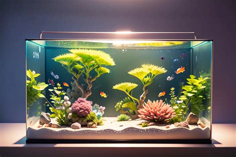 Akvárium s jávským machom