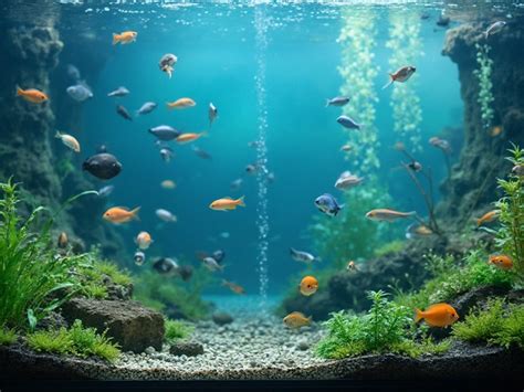 Mladý poter v akváriu