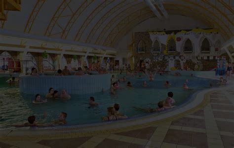 Panoramatický pohľad na areál termálneho kúpaliska Thermal Corvinus