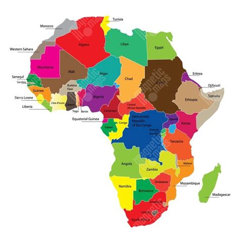 Mapa Afriky s vyznačenými oblasťami pôvodu Zamiokulkasu