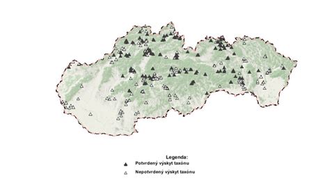 Mapa prirodzeného výskytu skalnice