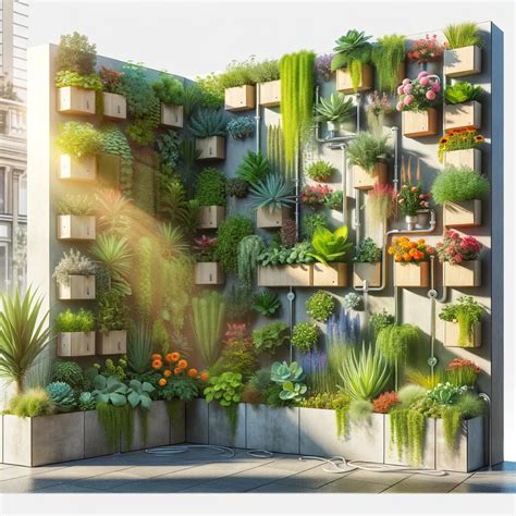 Schéma vertikálnej záhrady