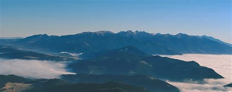 Panoramatický výhľad z vrcholu Veľkého Choča