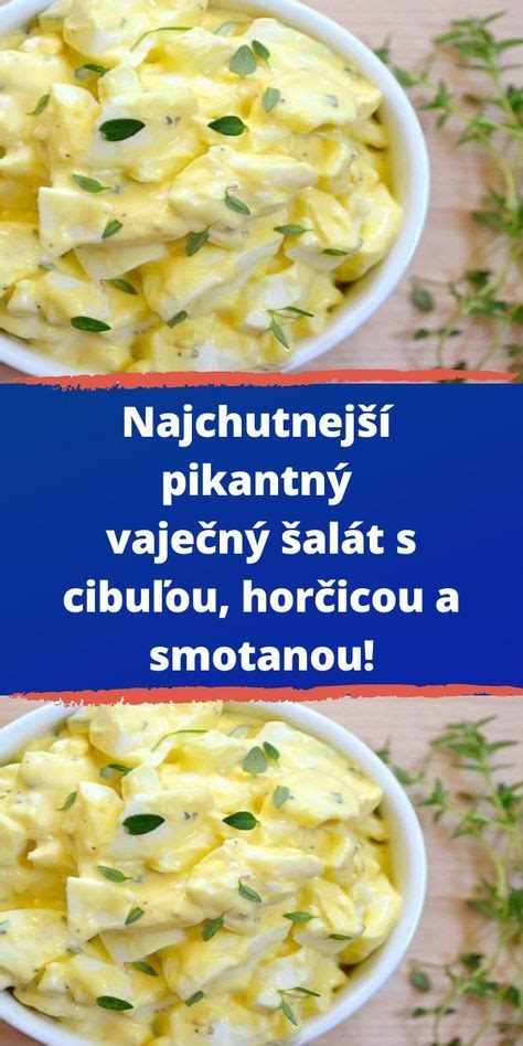 Vaječný šalát s chlebom