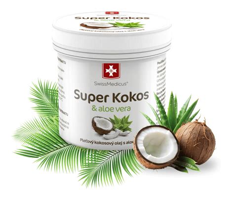 Aloe vera a kokosový olej na spevnenie pokožky