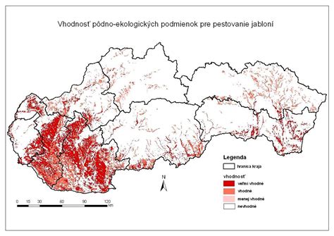 Mapa vhodných klimatických podmienok na pestovanie melónov