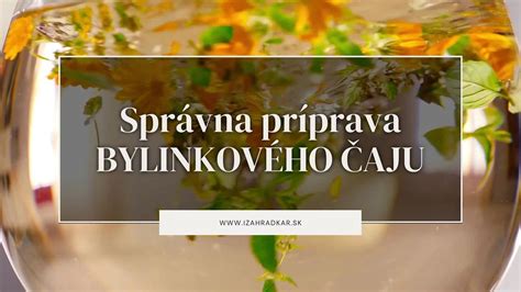 príprava bylinkového čaju